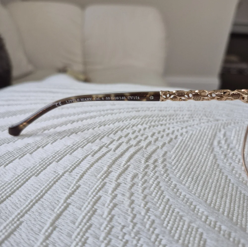 Coco Song Women's Eyeglasses CV174 Little Mary Bronze Col. 4 53/16/140 NEW